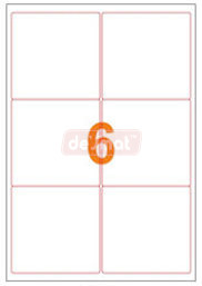 A4 Labels A4ST6  A4 Labels A4ST6