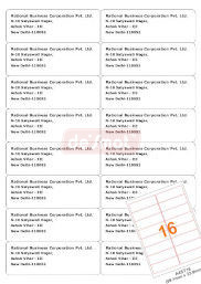 A4 Labels A4ST16