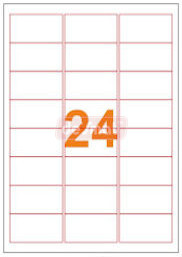 A4 Labels A4ST24  A4 Labels A4ST24