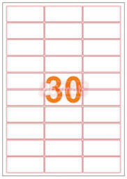 A4 Labels A4ST30  A4 Labels A4ST30