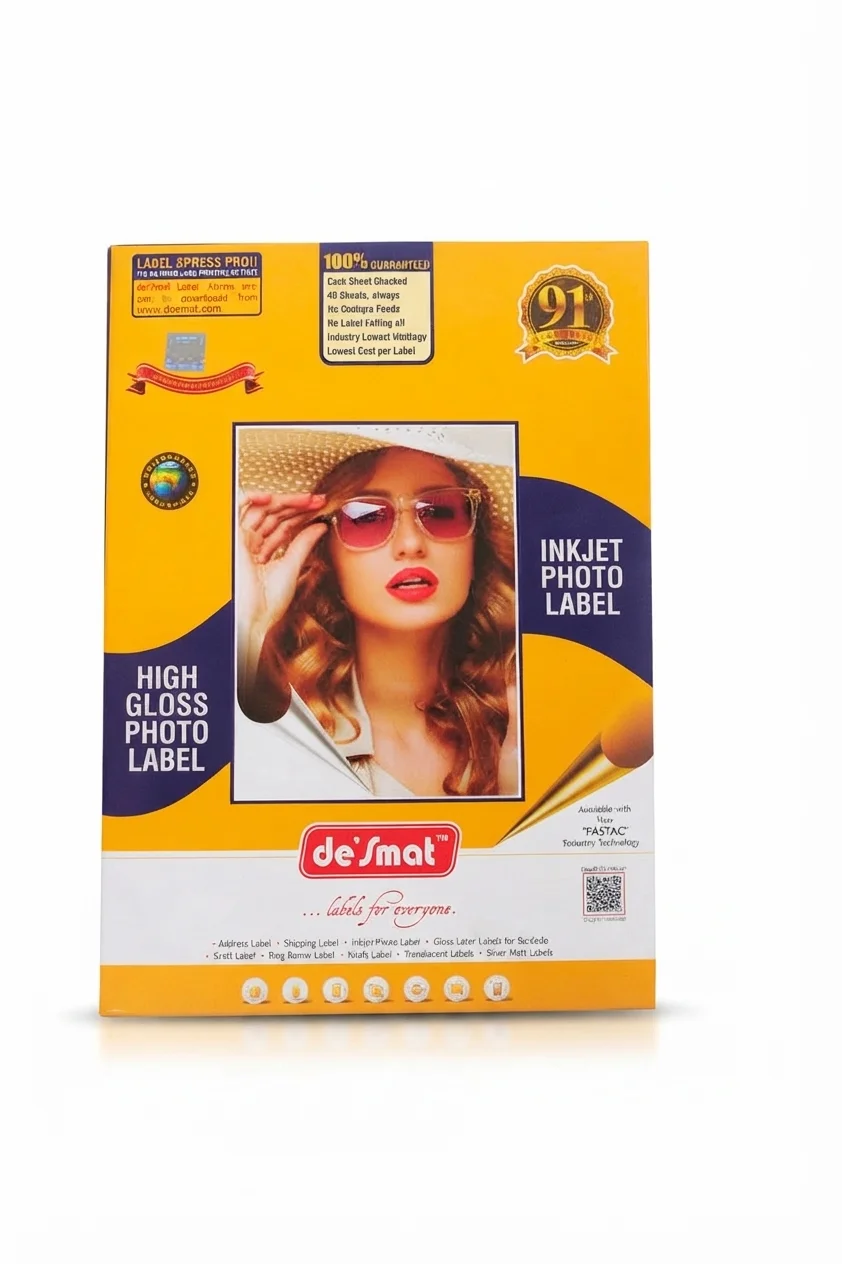 Desmat Inkjet Photo Label pack